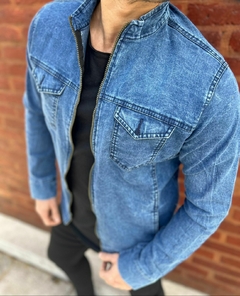 Campera de jeans Tokio Nevada con cierre