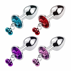 PLUG ANAL COM PEDRARIA CON SINO DE METAL