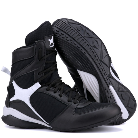 Bota de Treino Fitness Feminina Couro Legítimo MG 01