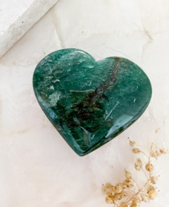 Corazón Cuarzo Verde - comprar online