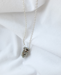 Collar Pirita - plateado