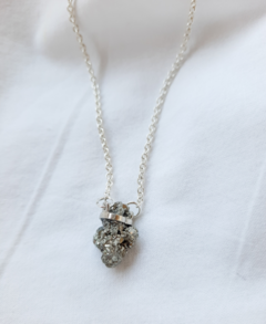Collar Pirita - plateado - comprar online