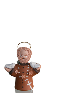 escultura-decorativa-cerâmica-sao-francisco-sininho