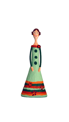 Escultura-decorativa-papel-mache-boneca