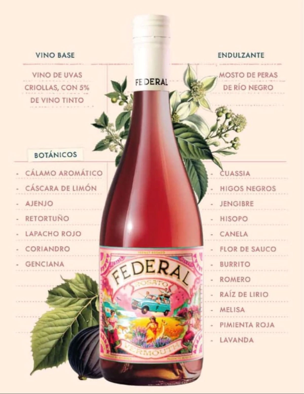 FEDERAL VERMOUTH ROSATO