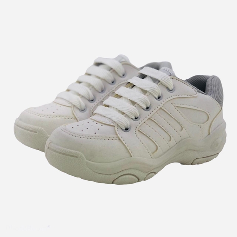 Zapatilla Plumita Vinilica 3 Tiras Acordonada #2072 en internet