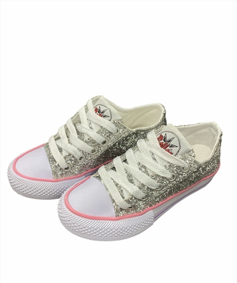 Zapatillas Roller Con Puntera Glitter #905
