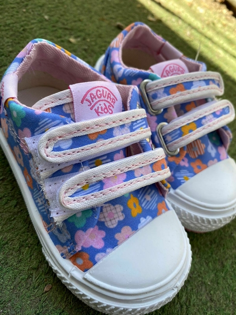 Zapatillas 2 Abrojos Floreados #986
