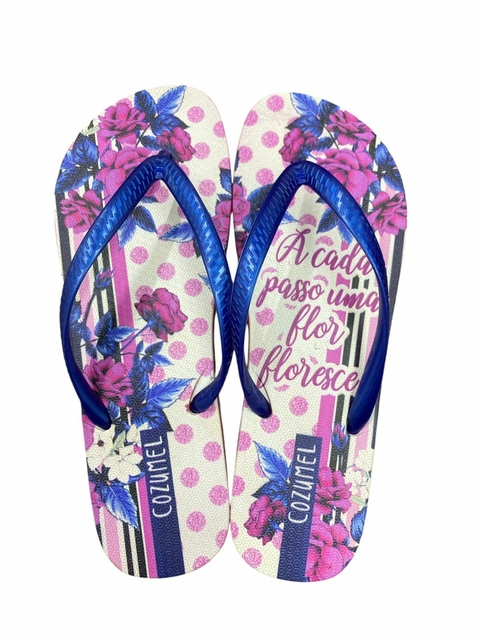 Ojotas Alfa Flores #1649