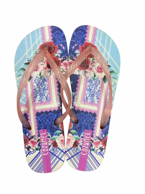 Ojota Alfa Flores #1289