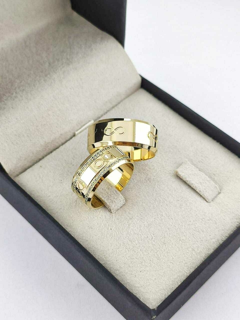 Alianças para noivado e casamento - Modelo 154 - comprar online