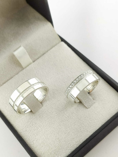Alianças para namoro e compromisso - Modelo 06 - comprar online
