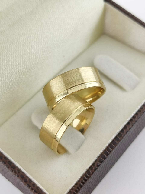 Alianças para noivado e casamento - Modelo 128 - comprar online
