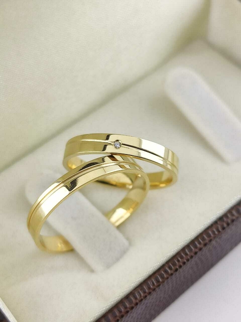 Alianças para noivado e casamento - Modelo 140 - comprar online