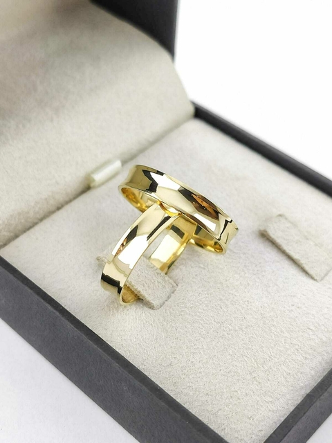 Alianças para noivado e casamento - Modelo 84 - comprar online