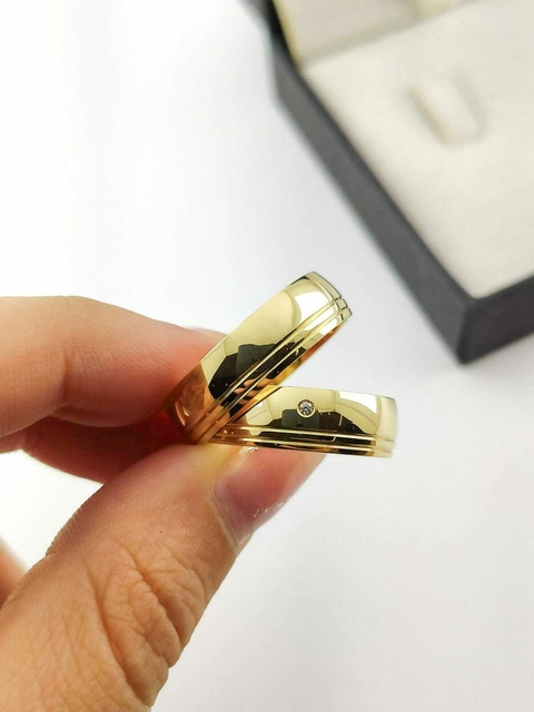 Alianças para noivado e casamento - Modelo 79 - comprar online