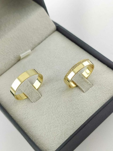 Alianças para noivado e casamento - Modelo 53 - comprar online