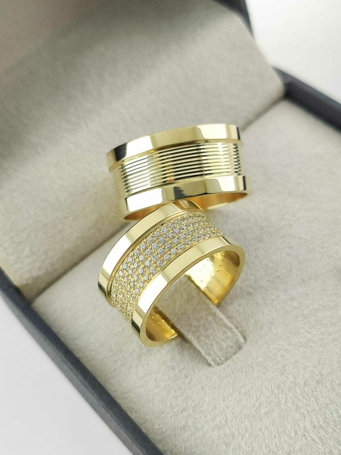 Alianças para noivado e casamento - Modelo 52 - comprar online