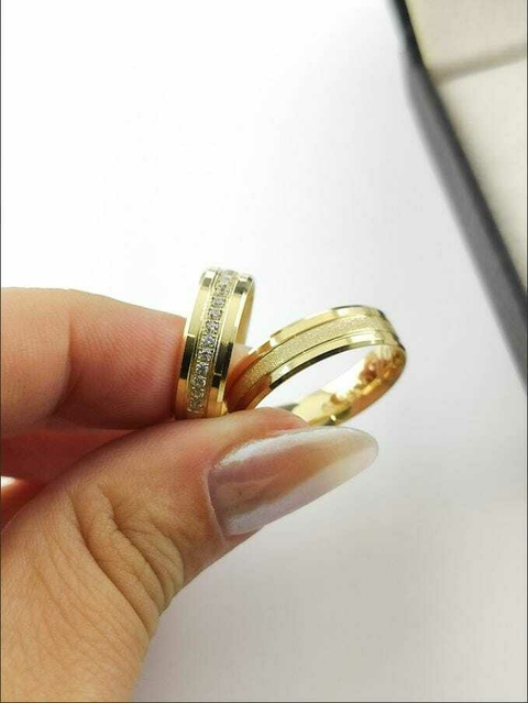 Alianças para noivado e casamento - Modelo 47 - comprar online