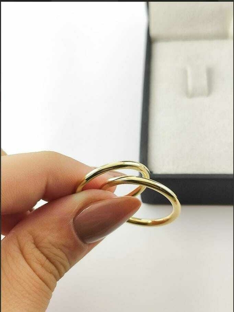 Alianças para noivado e casamento - Modelo 42 - comprar online