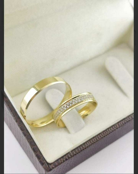 Alianças para noivado e casamento - Modelo 31 - comprar online