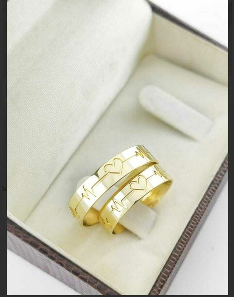 Alianças para noivado e casamento - Modelo 28 - comprar online
