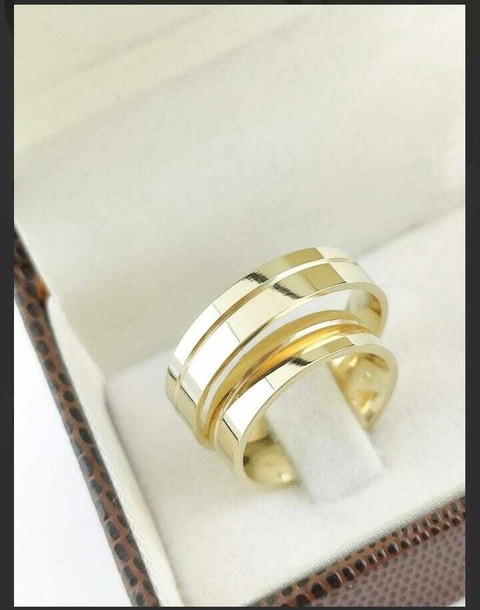 Alianças para noivado e casamento - Modelo 27 - comprar online