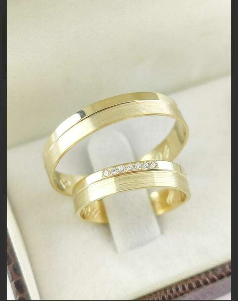 Alianças para noivado e casamento - Modelo 23 - comprar online