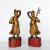 Figuras Chinas de Madera Dorada, Siglo XVIII