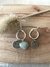 Aros con piedra natural heart