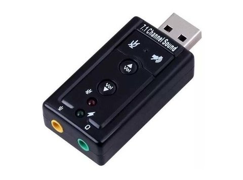 Placa De Sonido 7.1 Externa Usb 2.0 Pc Notebook Dj Audio Out - CO6- SKYWAY - SKU 3479