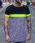 CAMISETA LONG KAWIPII FAIXA NEON VERDE - comprar online