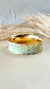 Pulseira Prateada Esmaltada Turquesa