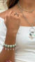Pulseira Boho Chic Turquesa com Pingentes Coloridos - comprar online