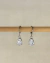 Brinco Argola com Gota Cristal Diamante