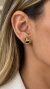 Brinco Meia Esfera Dourado - comprar online