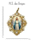 Colar Artesanal com Cristais Cascalhos e Medalha Vintage Religiosa com Strass - loja online