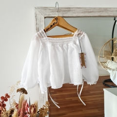 Blusa Pradera Organza Blanca - comprar online