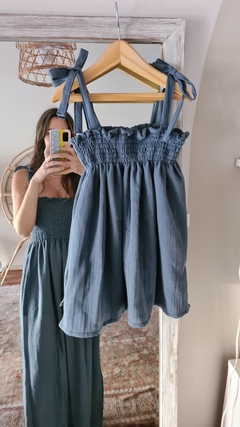 Vestido Soleado Mom Azul