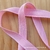 Fita Jeans Rosa Candy Pesponto Branco - Tamanhos Variados na internet