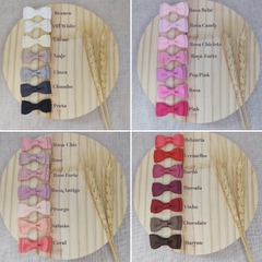 Kit de laços Lilica P com Pérolas - 4 unidades - Lilupi Laços 