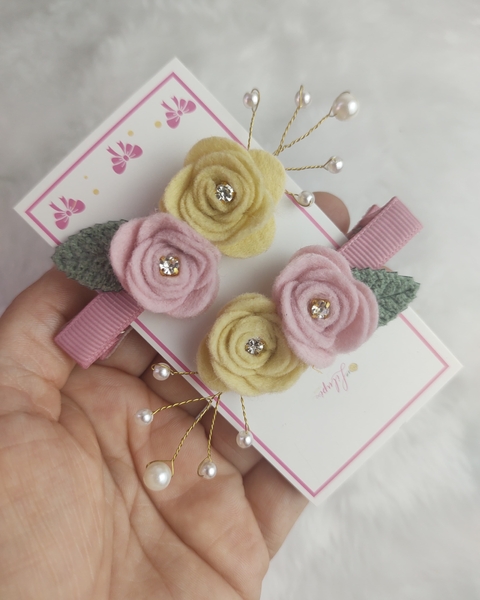 Hair clip Flor