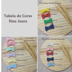 Duplinha Mel Jeans M - Lilupi Laços 
