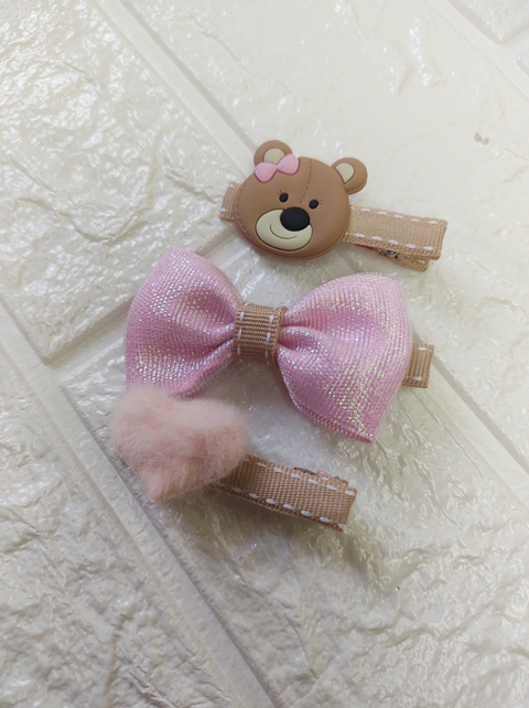 Trio de Hair Clip ursinhos dos sonhos