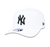BONÉ MASCULINO NEW ERA LOGO YANKEES PRETO - BRANCO - comprar online