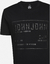 CAMISETA MASCULINA JOHN JOHN ESCRITAS NA COR CINZA - PRETO - comprar online