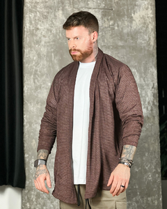 Cardigan WHISKY BROWN - Loja Macho Moda
