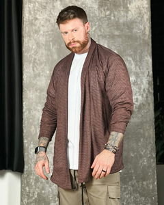 Cardigan WHISKY BROWN - comprar online