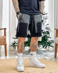 BERMUDA CARGO BLACK STREET GREY - loja online