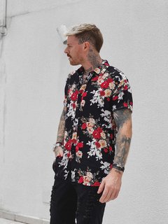 Camisa Manga Curta BLACK ROSE - comprar online